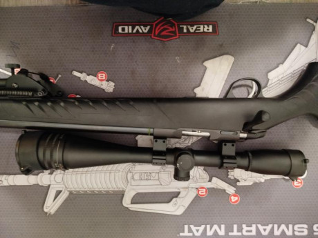 Vendo Sako Quad 22lr para mini fclass con  visor., maletín rígido y bípode 
Precio 1450 euros.Esta en 62