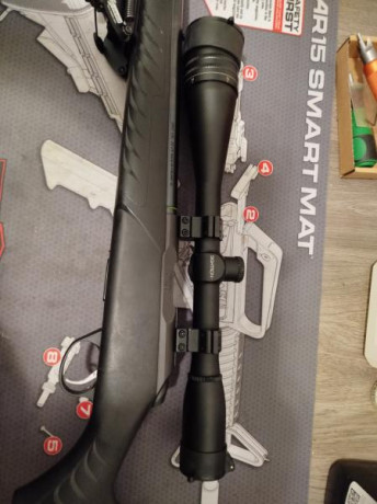Vendo Sako Quad 22lr para mini fclass con  visor., maletín rígido y bípode 
Precio 1450 euros.Esta en 60