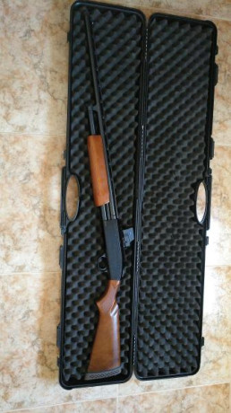 Pongo nuevamente a la venta está Mossberg 500 calibre 20 con recamara Magnum, maderas impecables y con 110