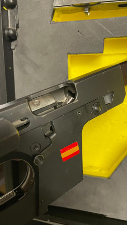 Hola a todos:
Un amigo vende una WALTHER GSP del 32 con carro del 22LR
Empuñadura Cesare Morini talla 11