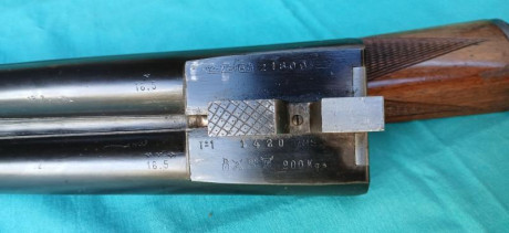En venta escopeta paralela/plana Arrieta mod 505 "Alaska" Cal 12/70 agujas de válvula con escape 10