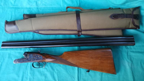 En venta escopeta paralela/plana Arrieta mod 505 "Alaska" Cal 12/70 agujas de válvula con escape 51