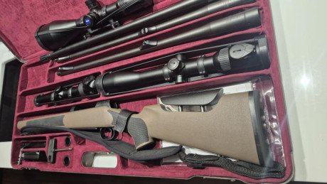 Vendo equipazo Mauser M03 Extreme Target en calibre 300weatherby con cañón semipesado de 65cm con rosca 02