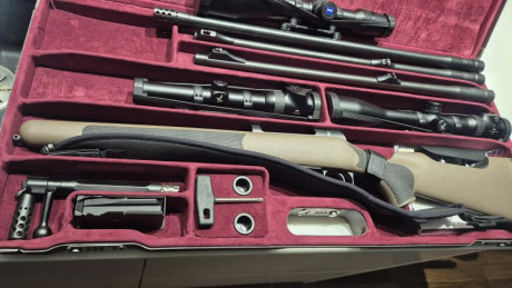 Vendo equipazo Mauser M03 Extreme Target en calibre 300weatherby con cañón semipesado de 65cm con rosca 01