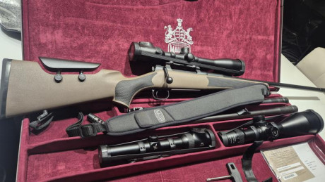 Vendo equipazo Mauser M03 Extreme Target en calibre 300weatherby con cañón semipesado de 65cm con rosca 22