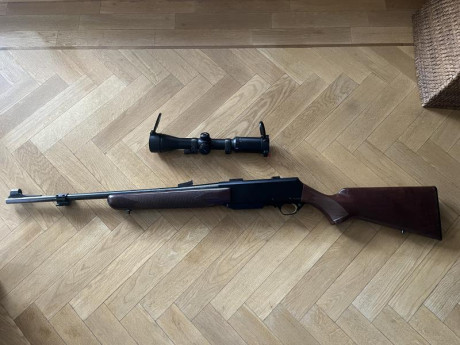 Rifle Browning Bar 2 en calibre 30-06, con monturas akah y visor Bushnell con retícula iluminada de 1,5-6x42. 01