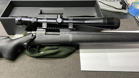 Remington police prácticamente nuevo 
Anillas Warner 
Culata original police HS precisión 
Maneta de cerrojo 72