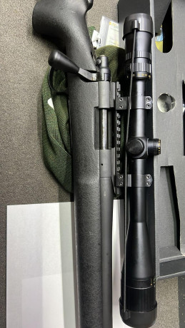 Remington police prácticamente nuevo 
Anillas Warner 
Culata original police HS precisión 
Maneta de cerrojo 71