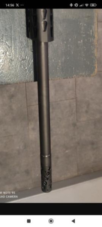 Rifle totalmente nuevo con muy poquitos disparos , se compró por capricho

Calibre 308 win

Cañón de 24” 21