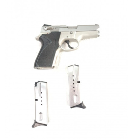 Muy buenas
Sabéis qué modelo puede ser esta pistola S&W calibre 9x19 ?? No tengo la pistola en mano. 100