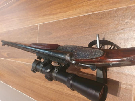 Rifle express paralelo A.M.R. en calibre 9,3x74R ( ideal para monterias por su gran poder de parada), 02