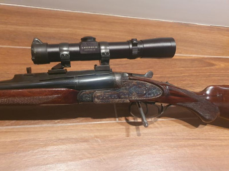 Rifle express paralelo A.M.R. en calibre 9,3x74R ( ideal para monterias por su gran poder de parada), 01