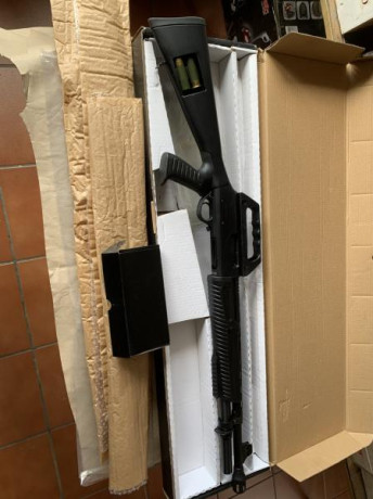 Buenas noches: vendo Escopeta de corredera, Hatsan Escort MP Soutgun P/A 20" y 51 cms. de caño,  12
