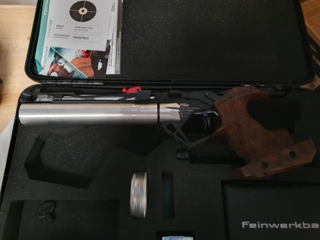 :clint: Vendo Feinwerkbau P8X comprada en MAR2023 con empuñadura izquierda "M" en Armeria Parriego 02
