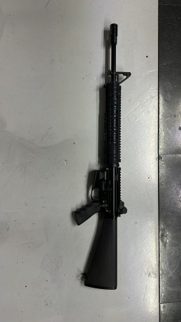 Se vende rifle impoluto muy poco uso 
Calibre 222 
Manufactura Oberland arms 
Cañón lonall Walter 
Personalizado
Cuatro 01