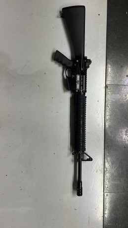 Se vende rifle impoluto muy poco uso 
Calibre 222 
Manufactura Oberland arms 
Cañón lonall Walter 
Personalizado
Cuatro 00
