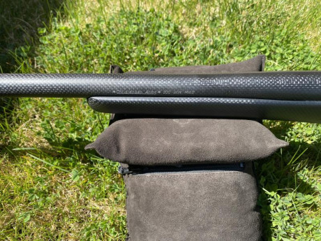 RIFLE CHRISTENSEN CAL 300WM, CULATA Y CAÑÓN FIBRA DE CARBONO, GATILLO JEWEL AJUSTE 1lb, FRENO DE BOCA, 01