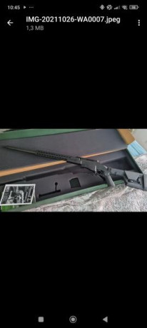 Rifle totalmente nuevo con muy poquitos disparos , se compró por capricho

Calibre 308 win

Cañón de 24” 40