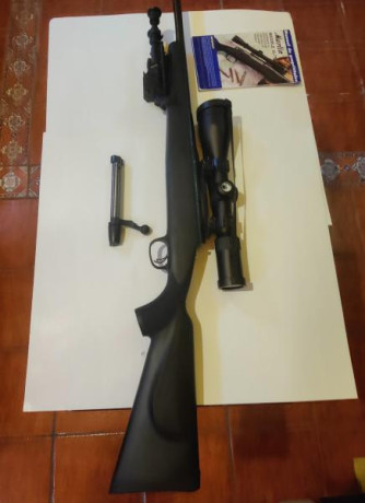 Se vende Rifle Marlin modelo XS7 calibre 308W prácticamente sin uso, reestreno. Nunca salió de caza. Con 00