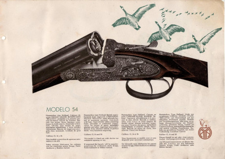Hace unos años heredé un hermoso AYA uno al lado del otro en calibre doce.

El arma, en su estuche original, 00