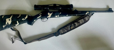 Vendo este rifle Sako 85 Black Bear en cal. 9,3x62 , con tres cajas disparadas. Agrupa de maravilla con 01
