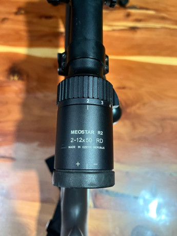 Se vende meopta R2 2-12x50 con retícula iluminada y torreta balística.

Se encuentra en Teruel

Se vende 02