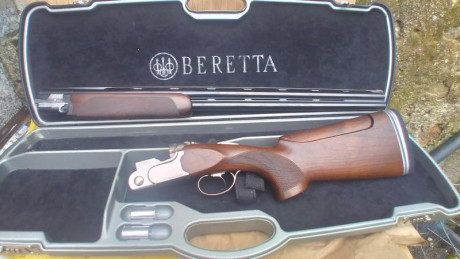 Por dejar el tiro al plato vendo escopeta superpuesta Beretta 692 Trap en buenas condiciones con cañon 01