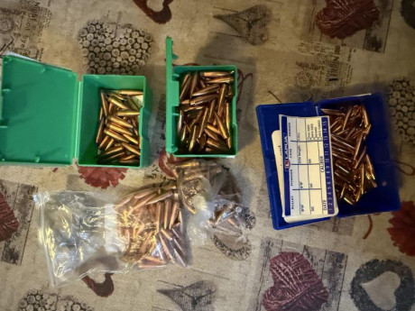 Vendo por no tener arma actualmente: 62 puntas
LAPUA OTI Scenar 167 granos/81 Sierra 155 HPBT/
26 Sierra 01