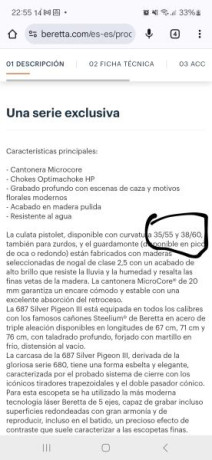 La cuestión es que estoy pensando adquirir esta escopeta, la utilizare principalmente en la modalidad 00