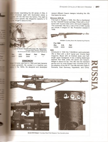 Señor@s:

Desde hace unos meses que quisiera comprar un SVD ruso calibre 7,62 mm x 54R como el que aparece 80