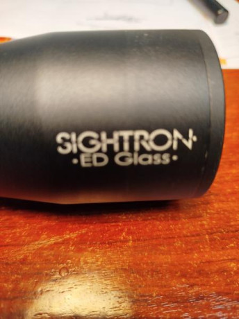 Vendo visor Sightron 45X45 Competition, en prefecto estado comprado hace un año en armeria Parriego. con 00