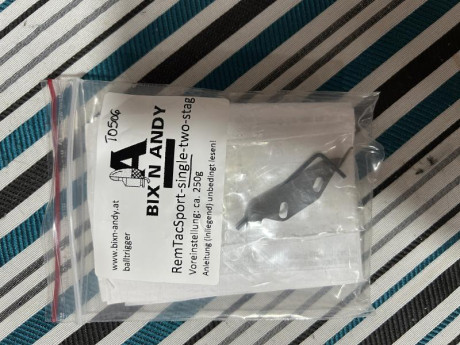 Se vende disparador bix’n andy tacsport de 1 tiempo baja a los 250gramos para remington 700 o bergara 00