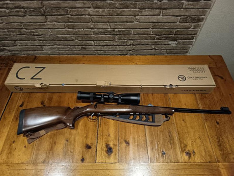 Cambio CZ 550 en estado IMPECABLE. Ha disparado 160 tiros en galería, incluidos los 25 del rodaje de cañón 02