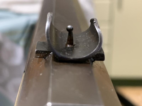 Hola. Tengo un rife Jäger Target de chispa de Pedersoli que lleva diópter y quiero ponerle un túnel delantero 02