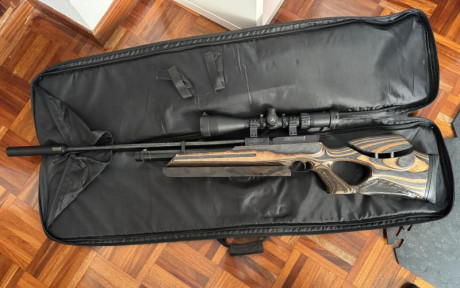 Se vende Weihrauch Hw100 calibre 4,5 preparada para competición.
Está preparada para BR con soporte para 02