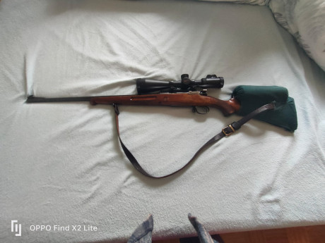 Vendo rifle Santa Bárbara modelo Coruña cal.308 Win. en buen estado disparador cambiado + el original 01