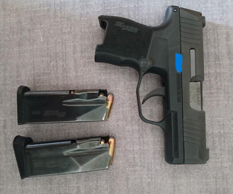 :D VENDIDA SE PUEDE RETIRAR
Sig Sauer 365 9 mm. Solo guiable con licencias A o B. 
Perfecto funcionamiento 00