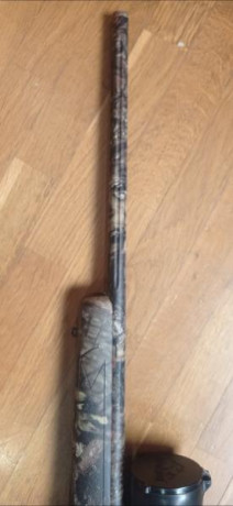 Vendo este Rifle de la marca Mossberg, modelo Patriot.
Cal. 3006.
Camuflaje boscoso completo por hidro 02