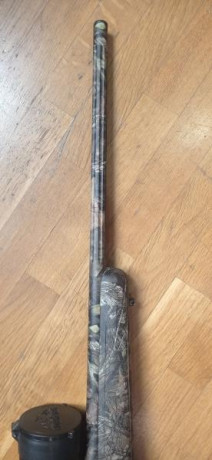 Vendo este Rifle de la marca Mossberg, modelo Patriot.
Cal. 3006.
Camuflaje boscoso completo por hidro 10