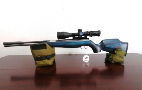 Vendo equipo completo compuesto por: 

-	Carabina Weilhrauch HW97 K FAC laminada, nueva sin estrenar, 01