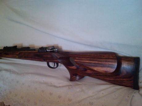 Hola compañeros, os explico e comprado una culata para mi Mauser y viene la madera al natural, es madera 132