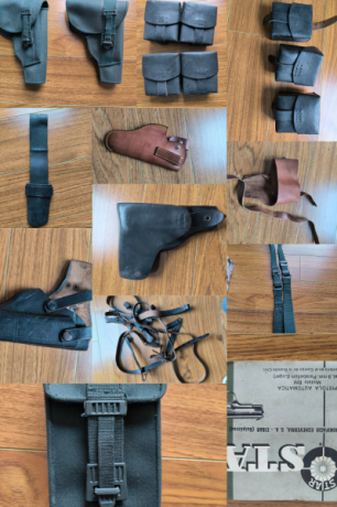 Pongo en venta lo de la foto, portamunicion, funda de cargador cetme, diversas fundas de pistola de cuero 00