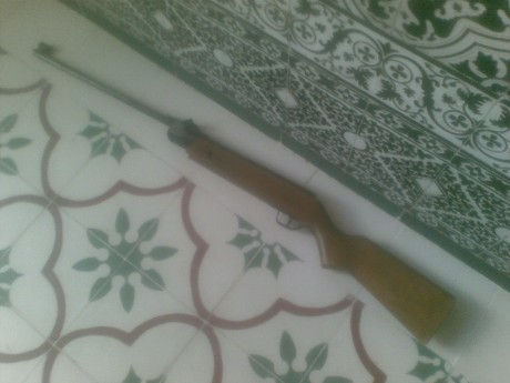Buenas tardes.

Pues resulta que acaba de caer en mis manos esta carabina, que por lo visto no tiene marca.

Lo 10