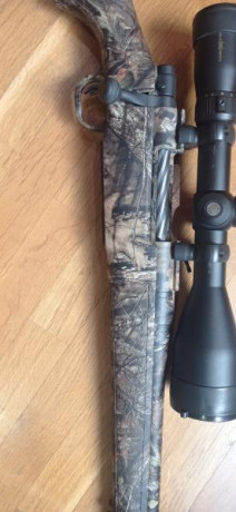 Calibre 3006.
Modelo Patriot. Camo boscoso por hidro impresión, muy preciso.
Ha realizado muy pocos disparos 01