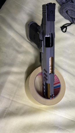 Pistola Infinity calibre 45 acp 
En muy buen estado 
Mando video interesados 
Wapsap 628381278 Javier 00