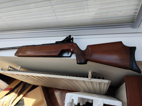 Carabina Fwb 300 s Zurda.

En buen estado.

Lleva diopter Walther.

Tiene los sellos originales, pero 02