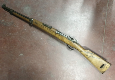 SE VENDE MOSQUETÓN OVIEDO EN SU CALIBRE ORIGINAL 7x57.
AÑO DE FABRICACIÓN 1928.
ESTADO DE CONSERVACIÓN 40