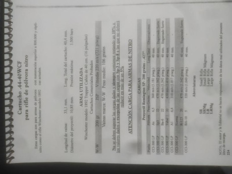 Llevo cerca de 20 años recargando el 44/40 con diferentes polvoras FIL 41, CSB 0E, CSB 1, BA10 y Whithavuori 80