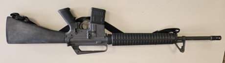Se vende Rifle Colt AR-15 A2 cal. 222 sporter II, con dos cargadores originales colt. El arma esta depositada 01
