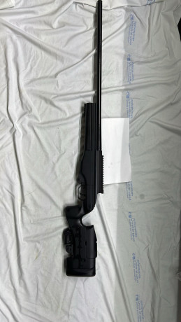 Por dejar afición sin poder testar rifle espectacular 
TRG42 en calibre 338 lapua Magnum 
Solo probado 02